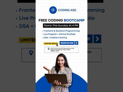 Free Coding Bootcamp in Patna | Learn Full Stack + DSA with Live Projects | Join This Sunday 4PM!