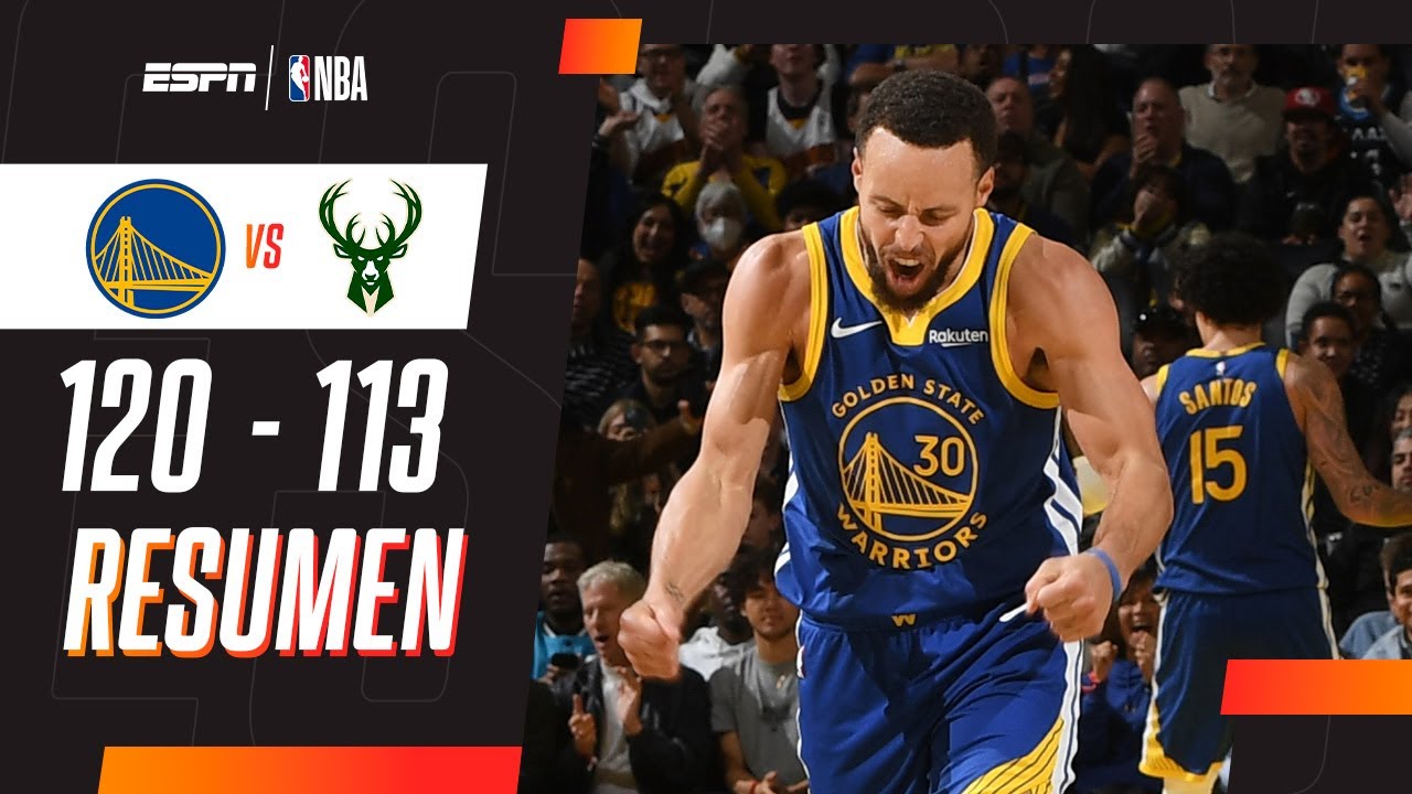 COCINANDO CON EL CHEF: 31 PUNTOS DE CURRY Y TRIUNFAZO DE LOS WARRIOS FRENTE A LOS BUCKS | RESUMEN