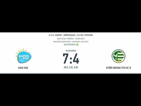 KASI USE - U14  Bevonulás 2021.02.26. Kaposvár Jégcsarnok