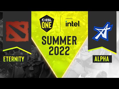 Dota2 - Eternity vs. ALPHA - Game 1 - DPC NA Tour 3 - ESL One Summer 2022