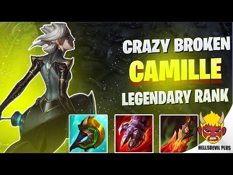 CAMILLE IS CRAZY BROKEN IN THE RIGHT HANDS! - Wild Rift HellsDevil Plus Gameplay