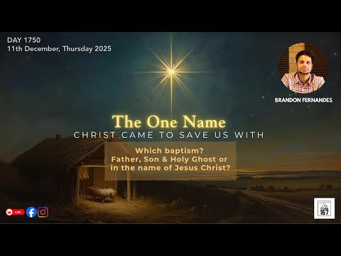 Which name are we baptized in?  | Brandon G. Fernandes  | The Other 167