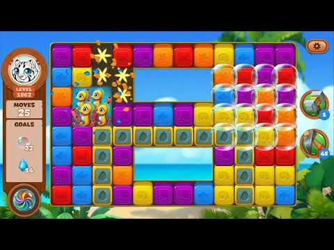 Lost Island Blast Adventure Level 1862 NO BOOSTERS - A S GAMING ✔️