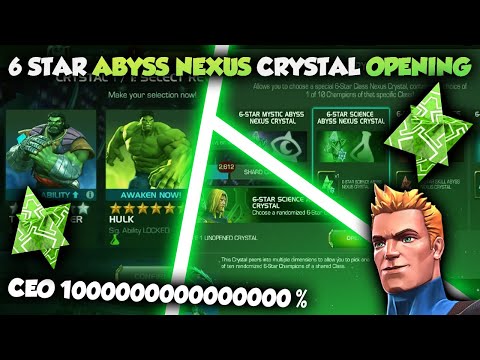 6 STAR ABYSS NEXUS CRYSTAL OPENING!!! | Marvel Contest of Champions