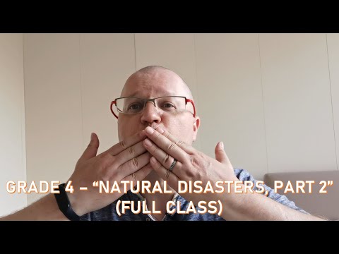 How to Teach Reading Skills: Grade 4 - "Natural Disasters, Part  2" (Full Class)