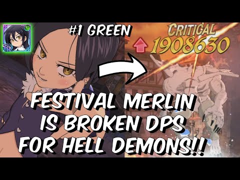 BROKEN DAMAGE - Festival Merlin #1 Green God For Hell Demons - Seven Deadly Sins: Grand Cross
