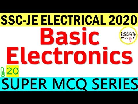Basics of Electronics | SSC-JE | Class 20 |  हिंदी 🔴 Video