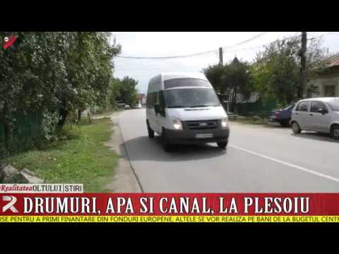 Drumuri, apă şi canal, la Pleşoiu