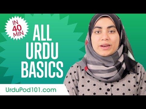 Learn Urdu in 40 Minutes - ALL Basics Every Beginners Need
