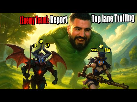 This is how to Make Top lane get Banned with My Galio And Cho'Gath MONSTROUS BUILDS 💀 | s15 Gameplay