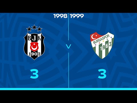 BEŞİKTAŞ 3-3 BURSASPOR ÖZET 1998-1999