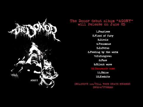 The Donor debut album "AGONY"   25/6/2014