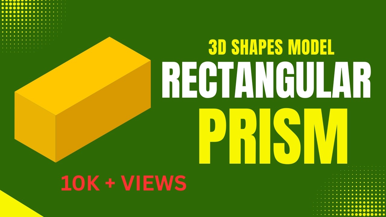 4.9 K VIEWS | how to make 3d shapes with paper | Rectangular Prism |Rectangular Prism 3d model