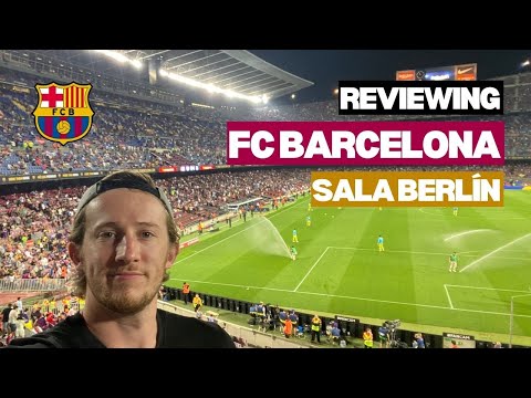 Reviewing FC Barcelona hospitality inside Sala Berlín 🔴🔵