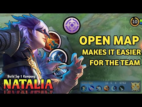 NATALIA GAMEPLAY MAKES IT EASIER FOR TEAM | natalia best emblem and build guide | mobile legends