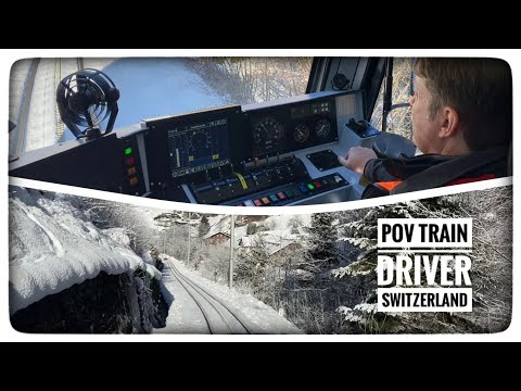 POV Train Driver | Switzerland | Lauterbrunnen