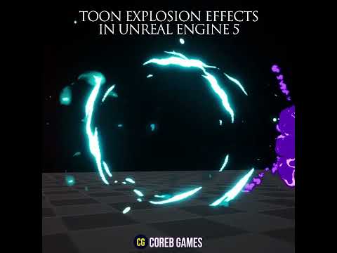 Toon Explosion VFX – Stylized FX for Unreal Engine 5 #shorts