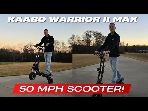The FASTEST Scooter I've Ever Ridden! Kaabo Warrior II Max Review