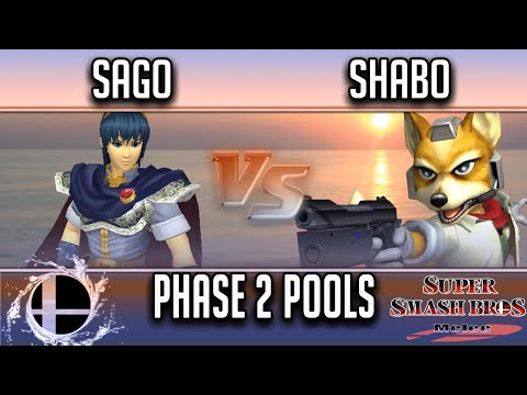 Smash'N'Splash 4  PHASE 2 POOLS - InC | Sago (Marth) vs  shabo (Fox)