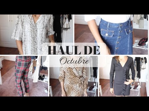 TRY ON HAUL OCTUBRE | ZARA MANGO H&M PULL&BEAR Marilyn’s Closet