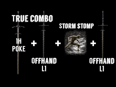 NEW 2 Hit True Combo Zweihander Poke + Greatsword L1 - Elden Ring PVP 1.09