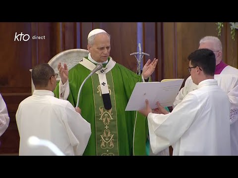 Messe à la cathédrale d’Albano avec le pape Léon XIV