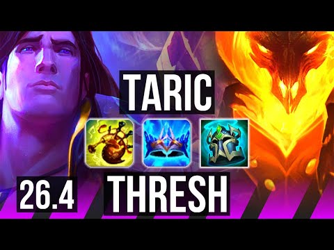 TARIC & Miss Fortune vs THRESH & Corki (SUP) | EUW Master | 26.4