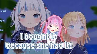 [Vtub] 在前輩更衣中做自我介紹的Gura