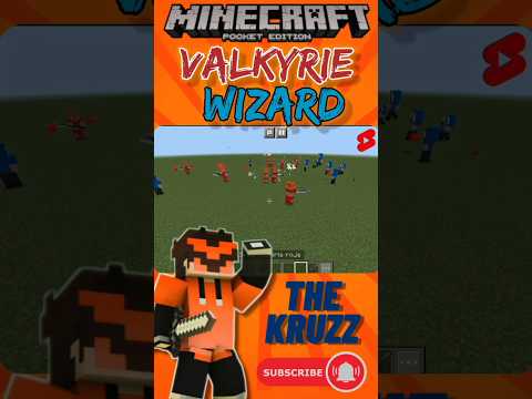 THE KRUZZ - Minecraft Mobs Battle - Wizard Vs Valkyrie #minecraftmobs #minecraftbattle #minecraftshort