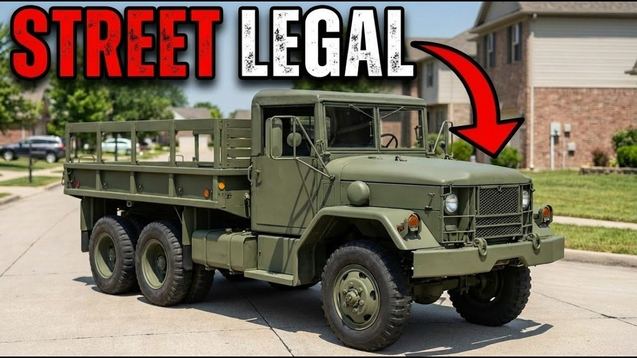 The 'Illegal' 2.5-Ton Military Truck You Can Still Buy For $3,500 — The M35 Deuce