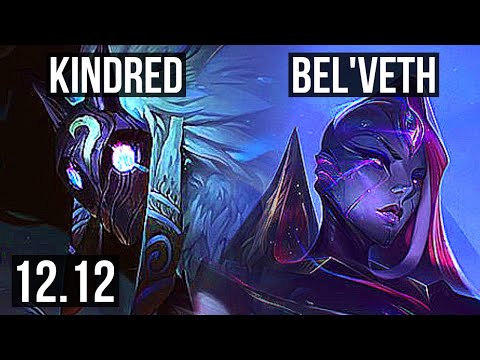 KINDRED vs BEL'VETH (JNG) | Rank 5 Kindred, Legendary, 14/3/10 | KR Challenger | 12.12
