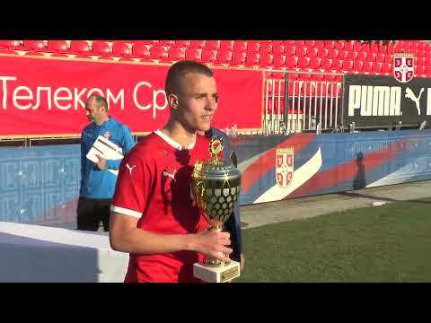 U-16 | Memorijalni turnir "Miljan Miljanić" | Srbija odbranila trofej | Ceremonija dodele pehara