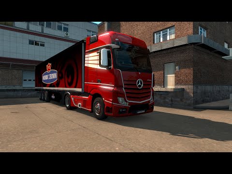 ETS 2 1.23 Vanilla Mercedes Benz Actros MPIV Stavanger - Kopenhavn
