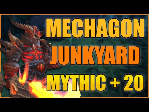 Mechagon Junkyard +20: 481 Arms Warrior (115k DPS) - WoW BFA 8.3 Mythic+