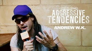 Andrew WK on how Obituary drummer Donald Tardy formed the &#39;I Get Wet&#39; band | Aggressive Tendencies
