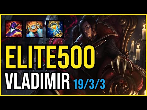 ELITE500 - VLADIMIR vs. GRAVES Jungle | EUW RANKED | PATCH 11.1 | PENTAKILL