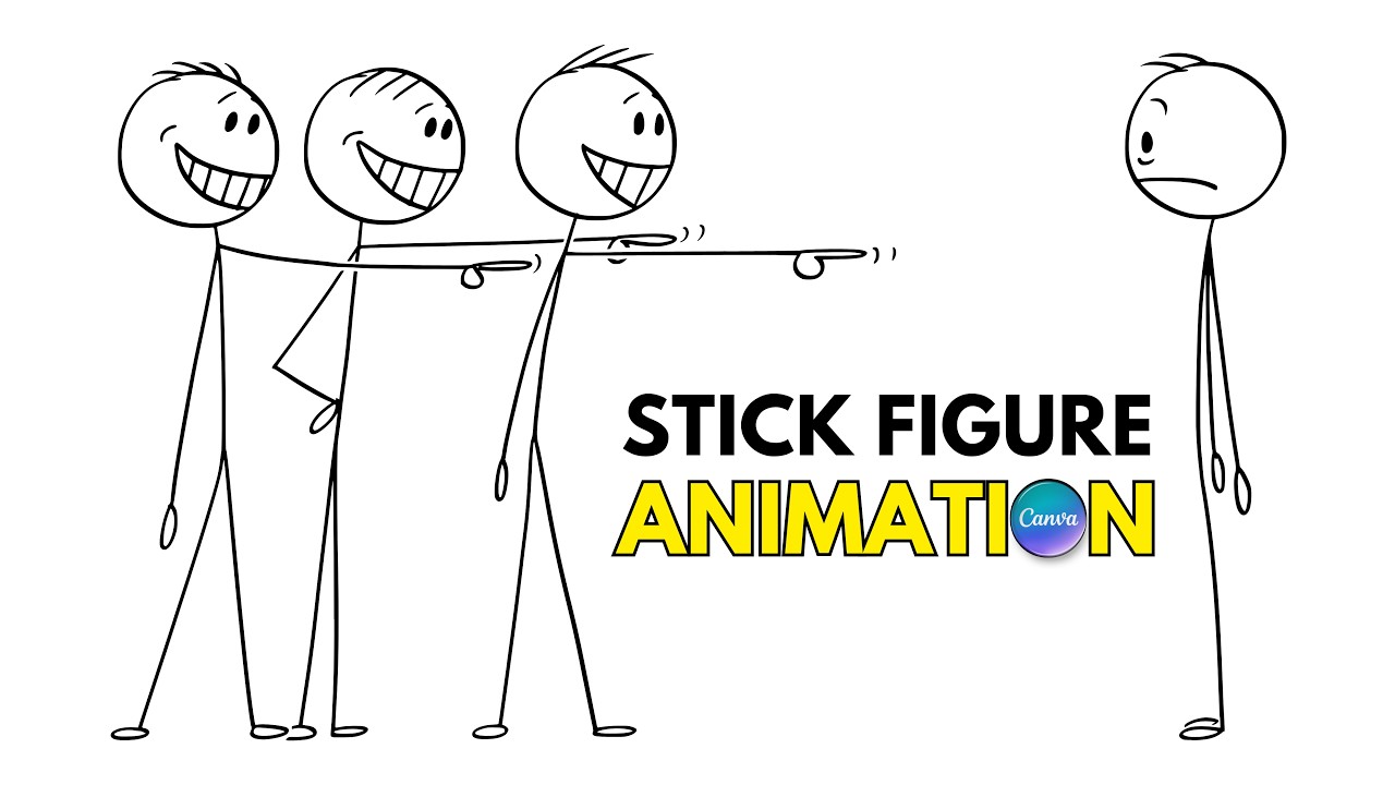 How to Create VIRAL Stick Figure Animations in Canva | 3 Simple Methods