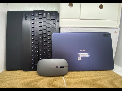 Huawei mate pad 10.4" | how to put screen glass on the tablet / easy use with keybord