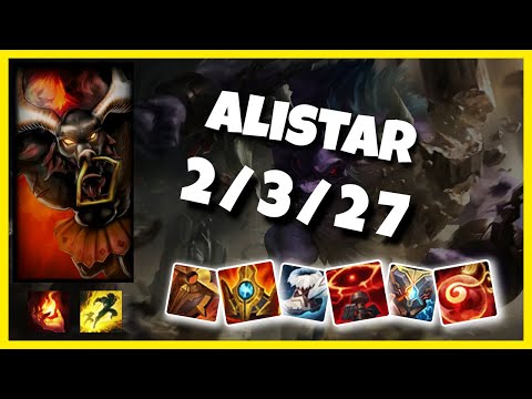 Alistar 11.1 Gameplay Challenger Replay S11 Support (2/3/27) - KOREAN