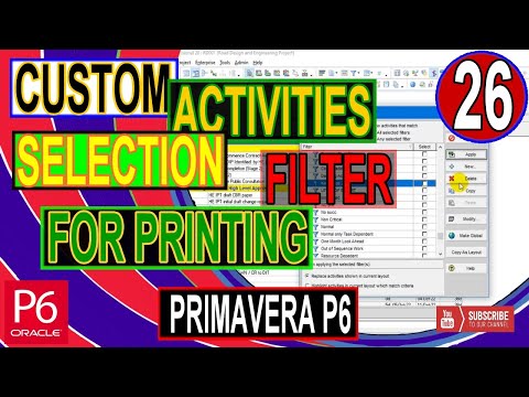 Save print Settings using Import and Export Primavera P6 layout Files Plf Solutions Tricks