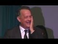 Tom Hanks cracks up memorial service