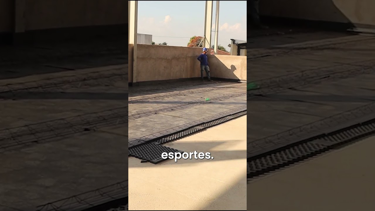 Piso Flutuante para quadra poliesportiva - VIBTECH - AMORTECEDOR DE VIBRAÇÃO