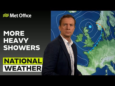 11/07/23 – Showers continuing – Afternoon Weather Forecast UK – Met Office Weather