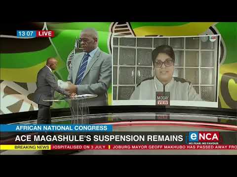 Analysis Ace Magashule's suspension remains