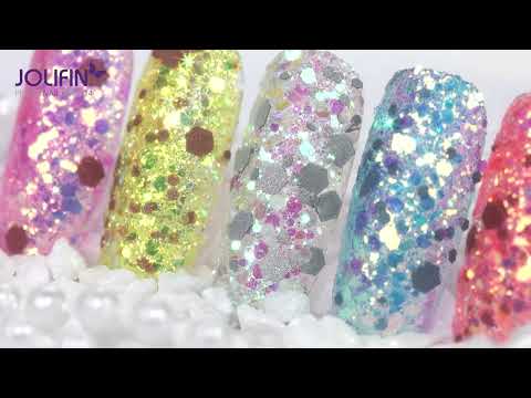 Jolifin Neon Aurora Glitter