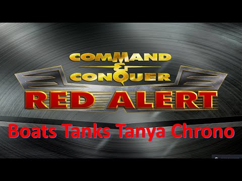 Command and Conquer Red Alert Remastered 4v4 (Involving Boats, Tanks, Tanya's and chrono attacks)