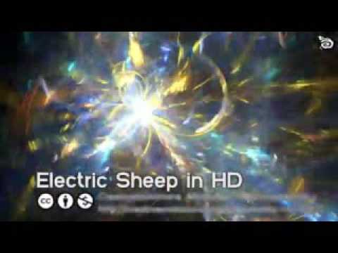 Electric Sheep in HD Psy Trance Fractal Animation 30Fps