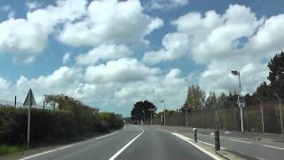 preview picture of video 'Driving On Rue Saint Pierre & Avenue Pierre Marzin, Lannion, Brittany, France 25th May 2013'