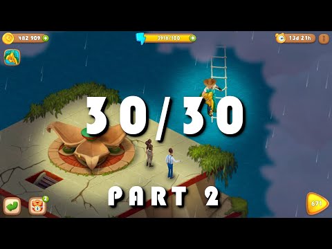 All 30 Chests Founded Walkthrough - Gardenscapes - Ancient Riddles Part 2