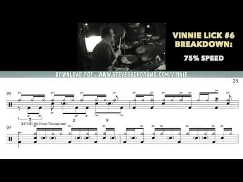 Vinnie Colaiuta LICK #6 - [ 24 Days Of Vinnie ]